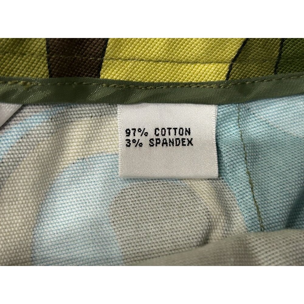 Talbots Womens Stretch Capri Pants Size 10 Multicolor Abstract Print - Picture 6 of 9